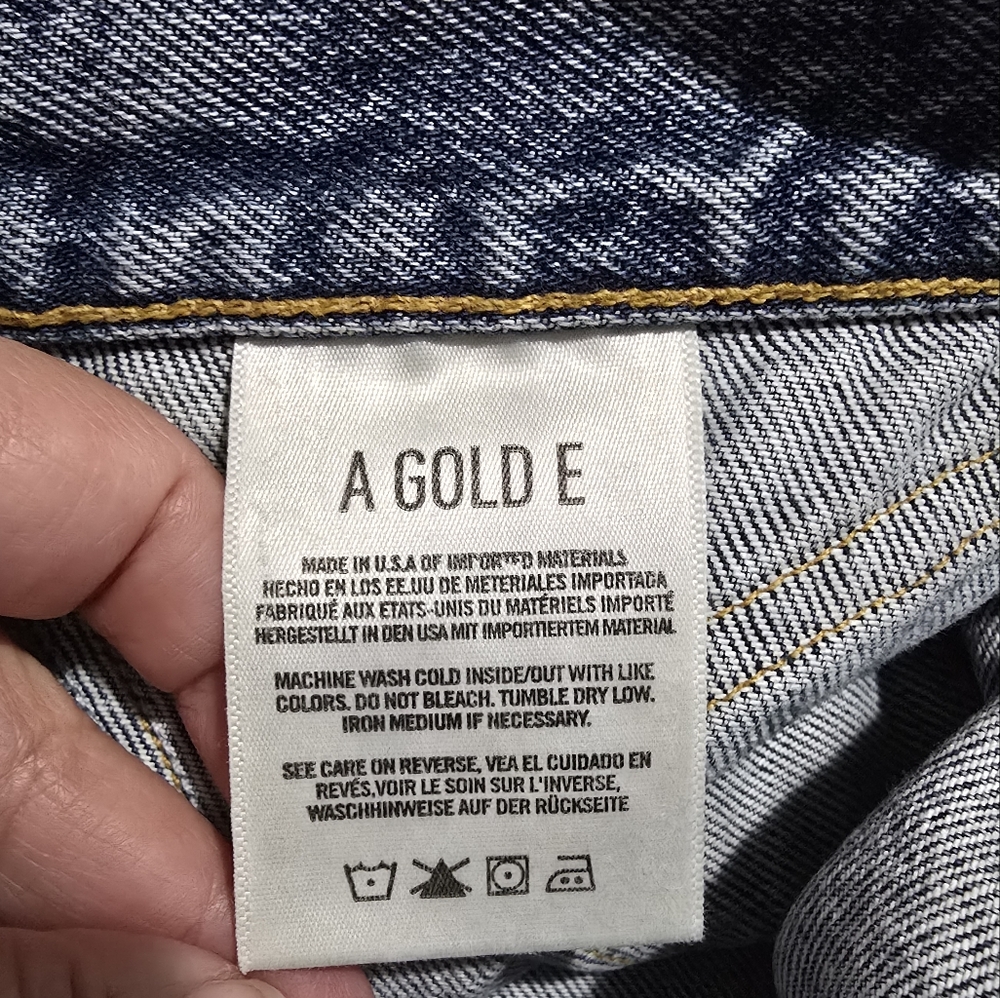 Agolde Dorian Straight Leg Jean Lt. Wash size 29 - Picture 11 of 12